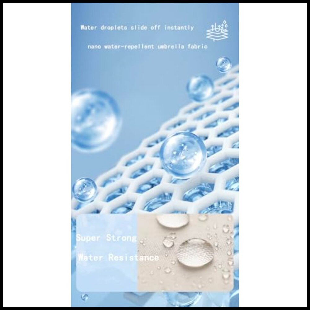 Compact Windproof Reverse Folding Umbrella Automa… - image 5